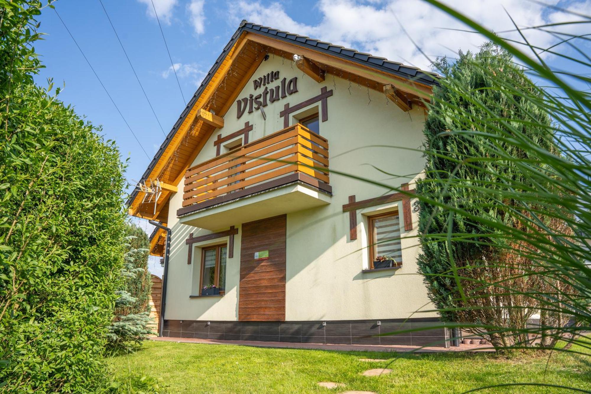 Willa Vistula Domki Na Wylacznosc วีสวา ภายนอก รูปภาพ